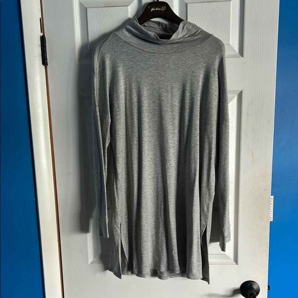 Eileen Fisher Gray Tunic Top